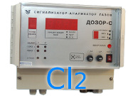 Газоаналізатор хлору (Cl2) Дозор-С стаціонарний