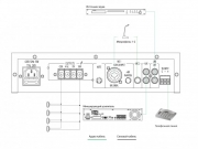 Схема подключений усилителя IPA-40