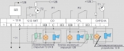 Схема внешних соединений с раздельной сигнализацией Варта 2-03П (12В)